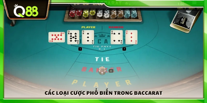 Những cửa cược thường gặp trong trò chơi
